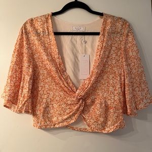 Sage The Label Floral Crop Top - NEW